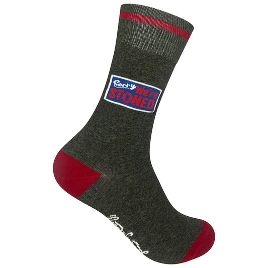 Sorry We're Stoned Socks | Nice Enough Merch Co