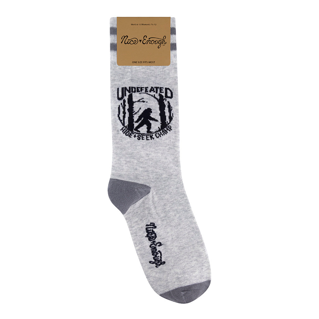 Undefeated Hide + Seek Champ Socks | Nice Enough Merch Co