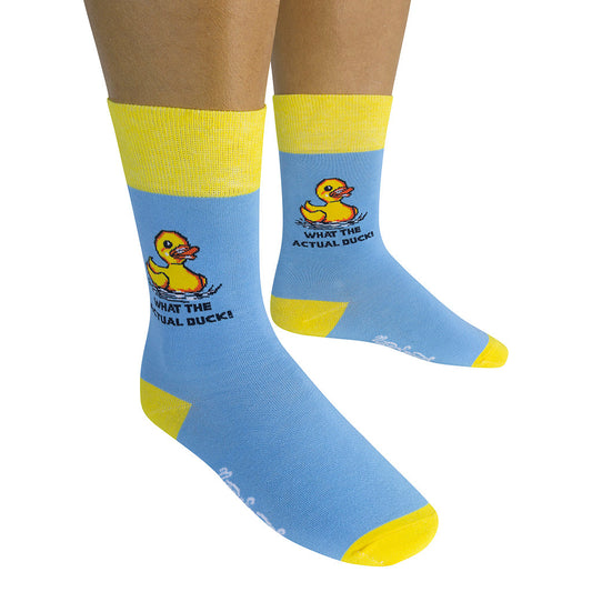 What The Actual Duck Socks | Nice Enough Merch Co
