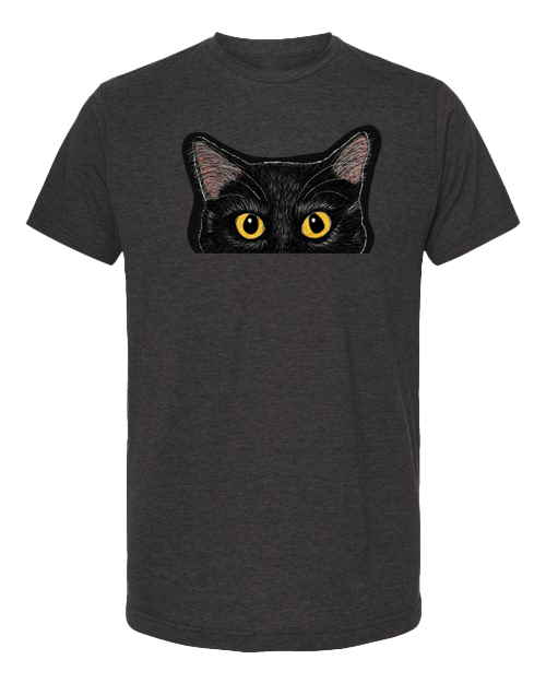 Black Cat T-shirt | Nice Enough Merch Co