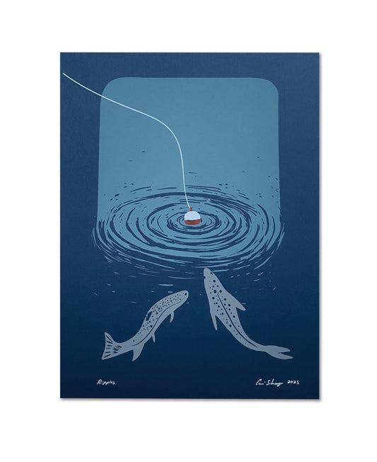 Ripples | 11x14 Silk Screen Print