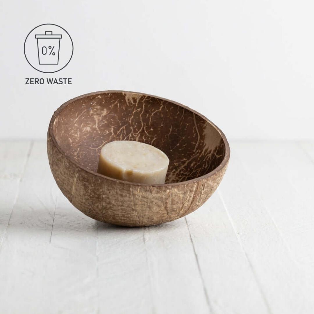 natural coconut shave bowl