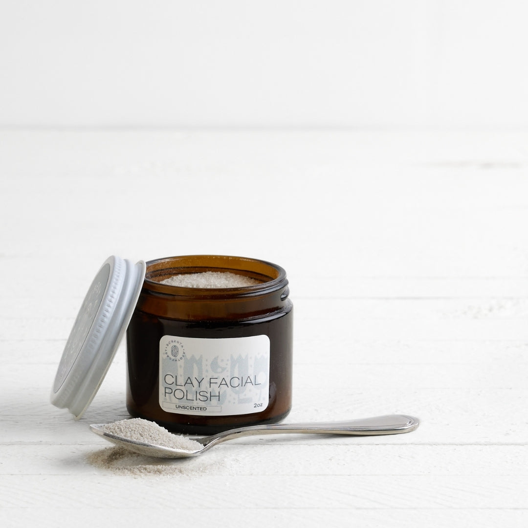 clay facial polish