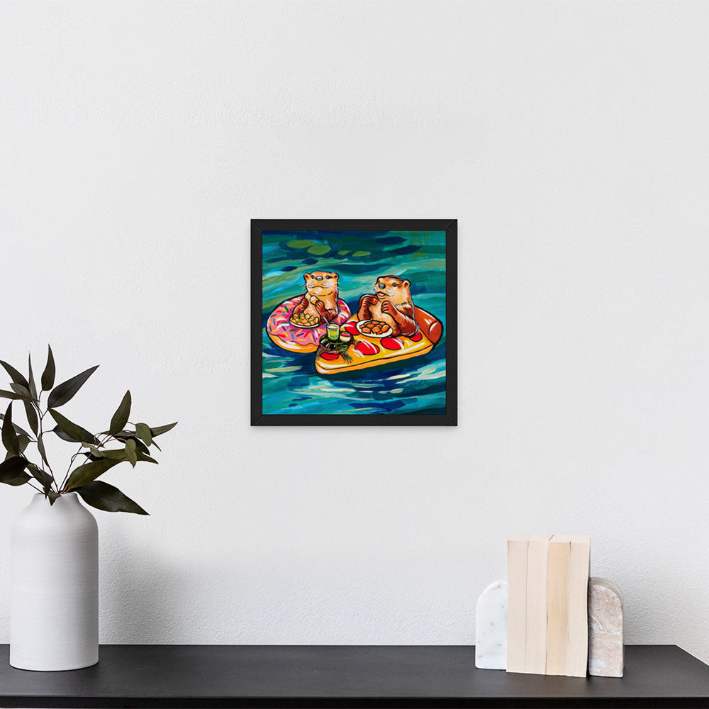 Snacks with River Otters