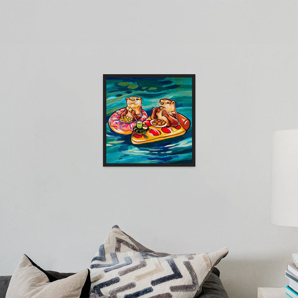 Snacks with River Otters