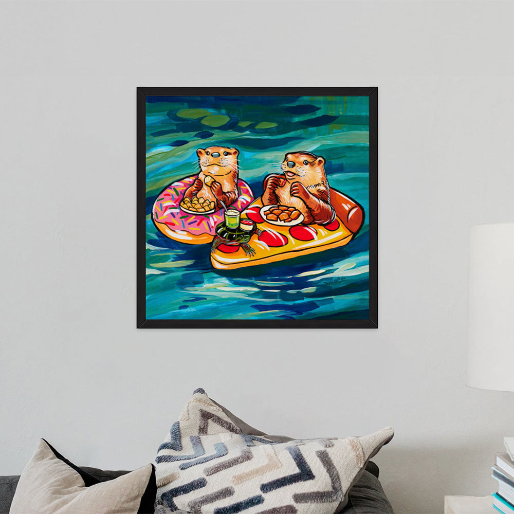 Snacks with River Otters