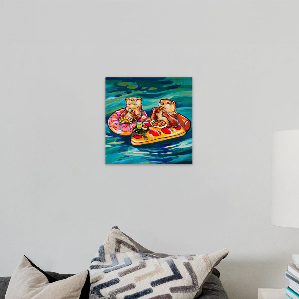 Snacks with River Otters