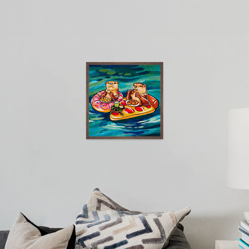 Snacks with River Otters