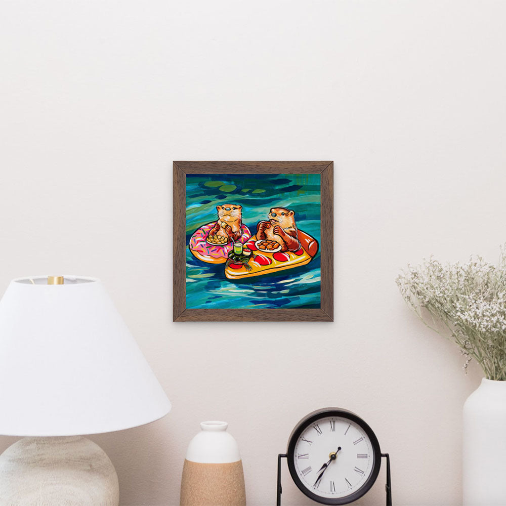 Snacks with River Otters