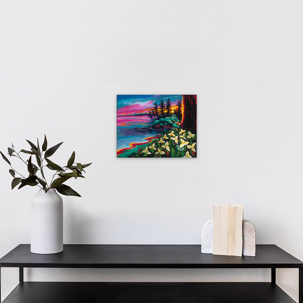 Sunlit Suntanned Trillium