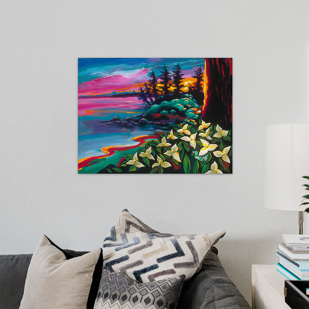 Sunlit Suntanned Trillium