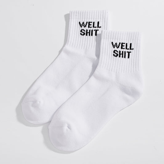 Well Shit Quarter Crew Socks