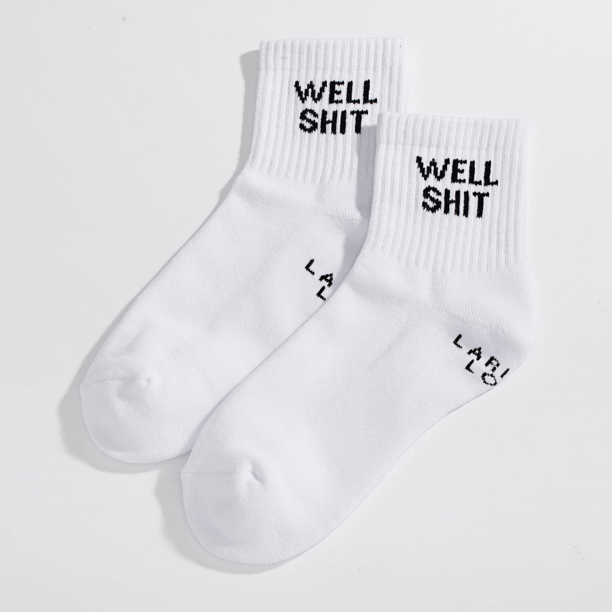 Well Shit Quarter Crew Socks