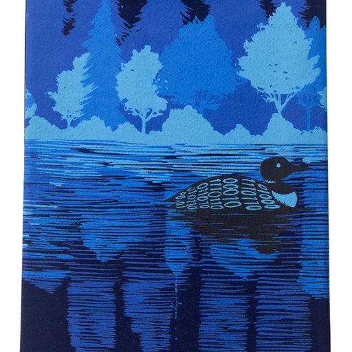 Adam Turman Midnight Loon Tea Towel