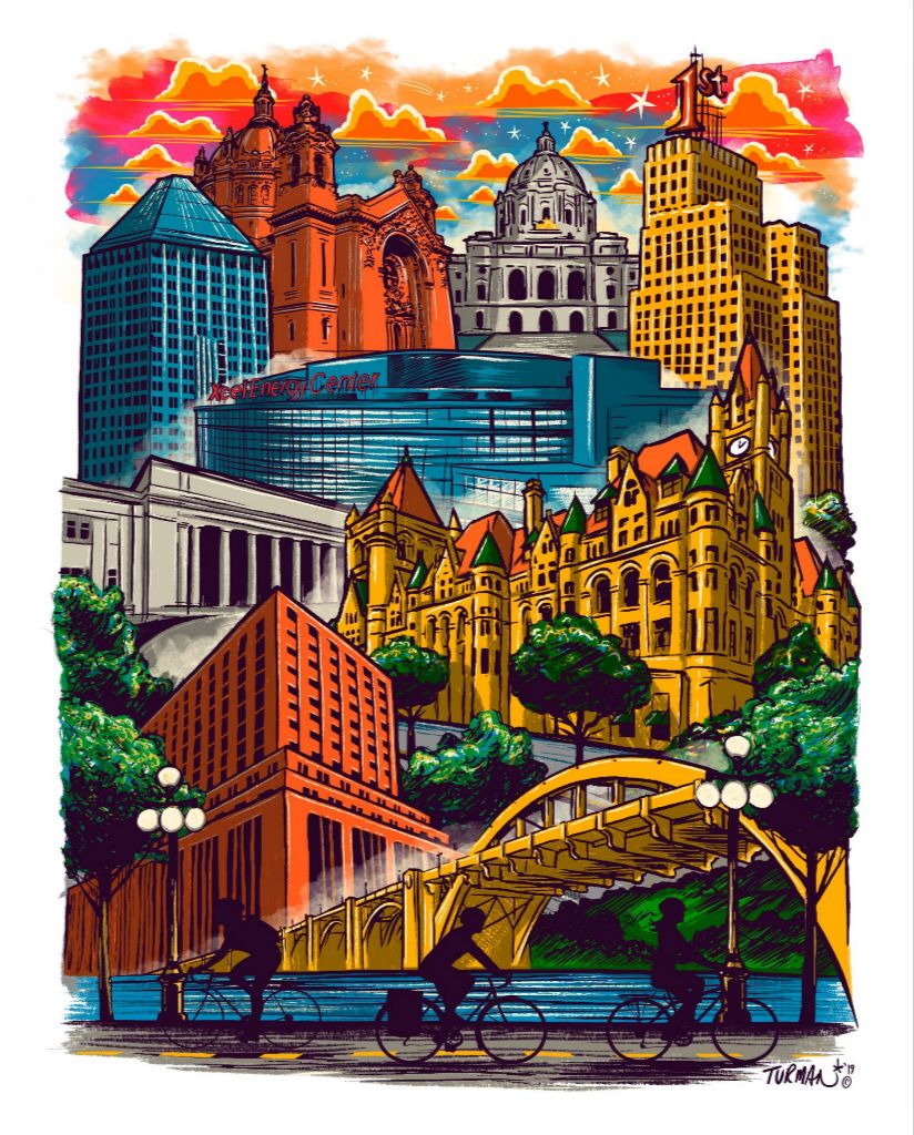 Downtown St. Paul Skyline