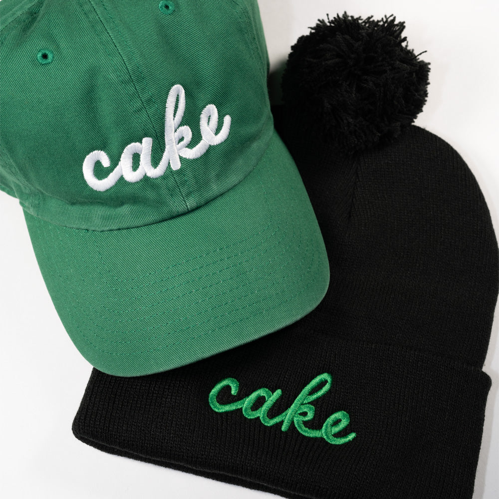 Cake Script Knit Winter Hat | Edina Pom Hat