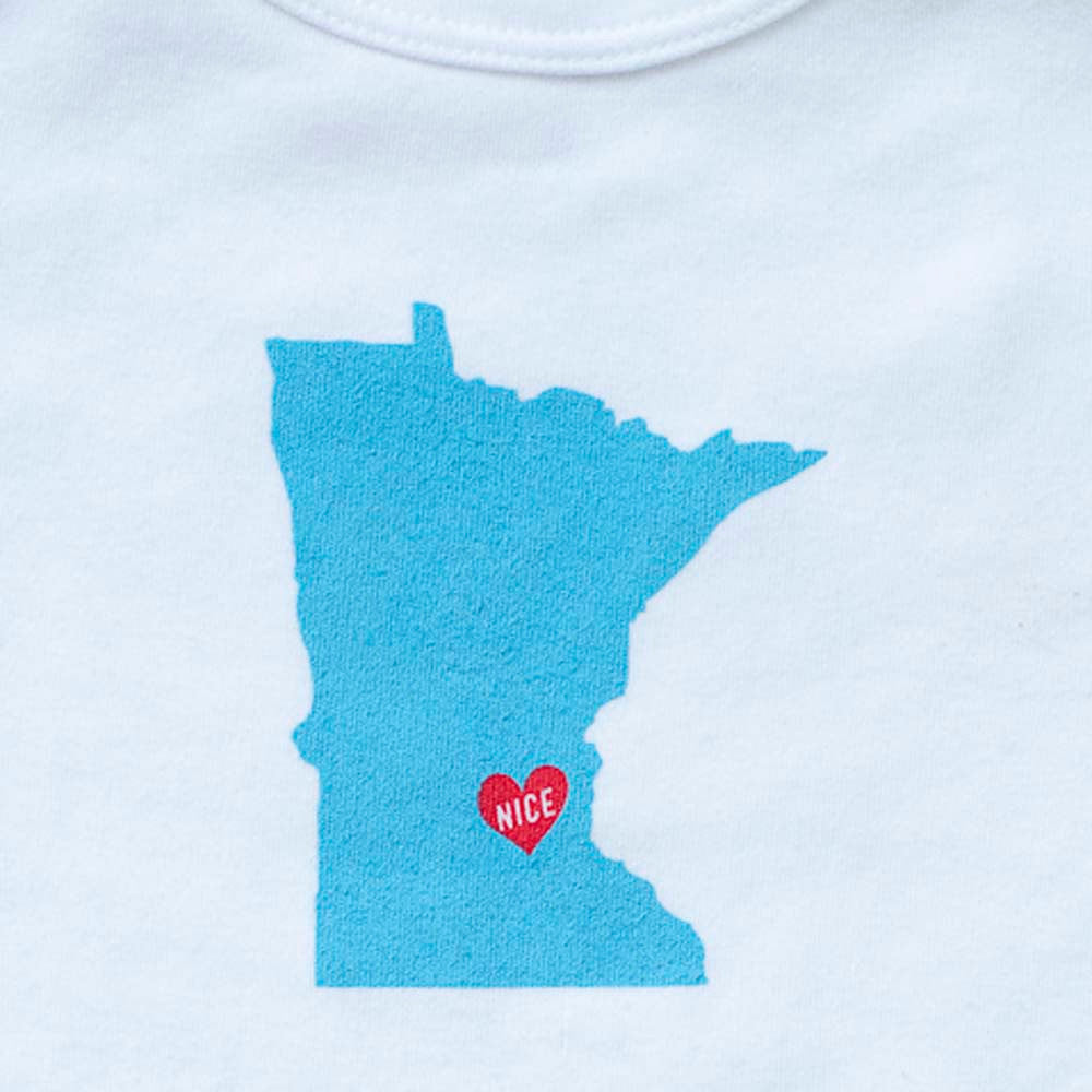 Minnesota Nice Baby Bodysuit