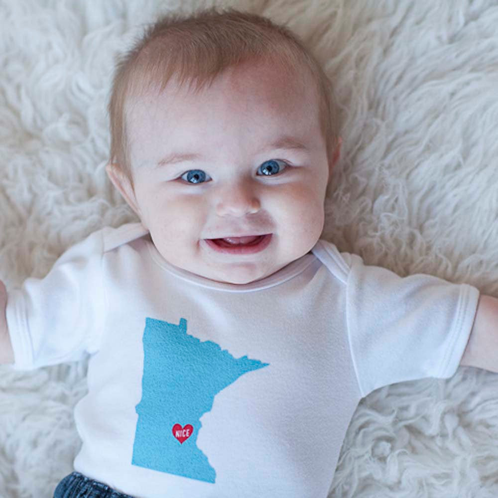 Minnesota Nice Baby Bodysuit