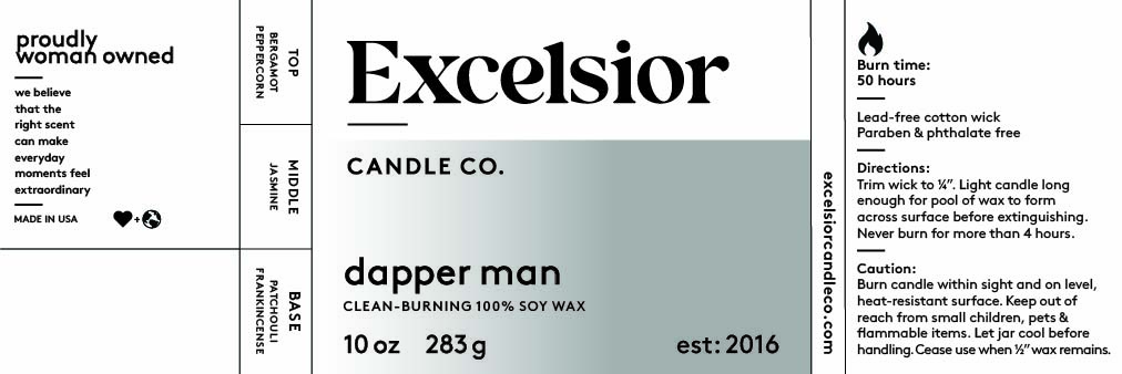 Dapper Man Soy Candle