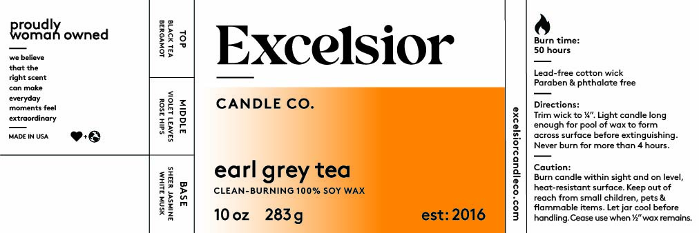 Earl Grey Tea Soy Candle