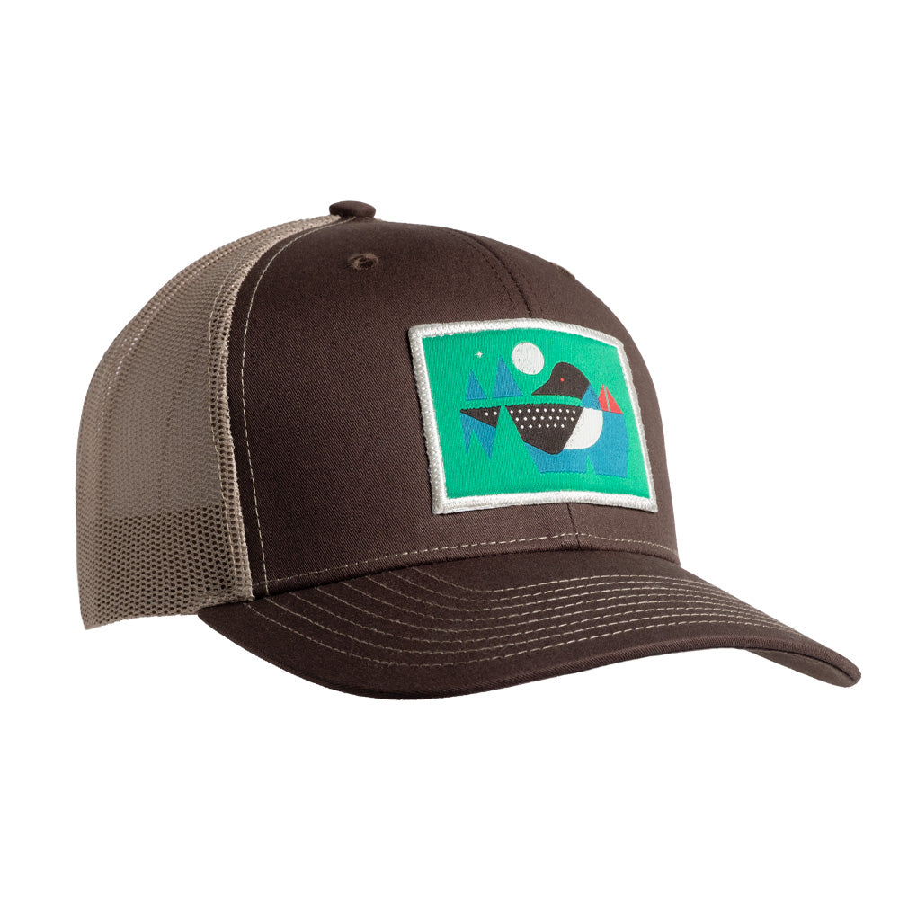 Loon Calls Snapback Hat With Woven Patch