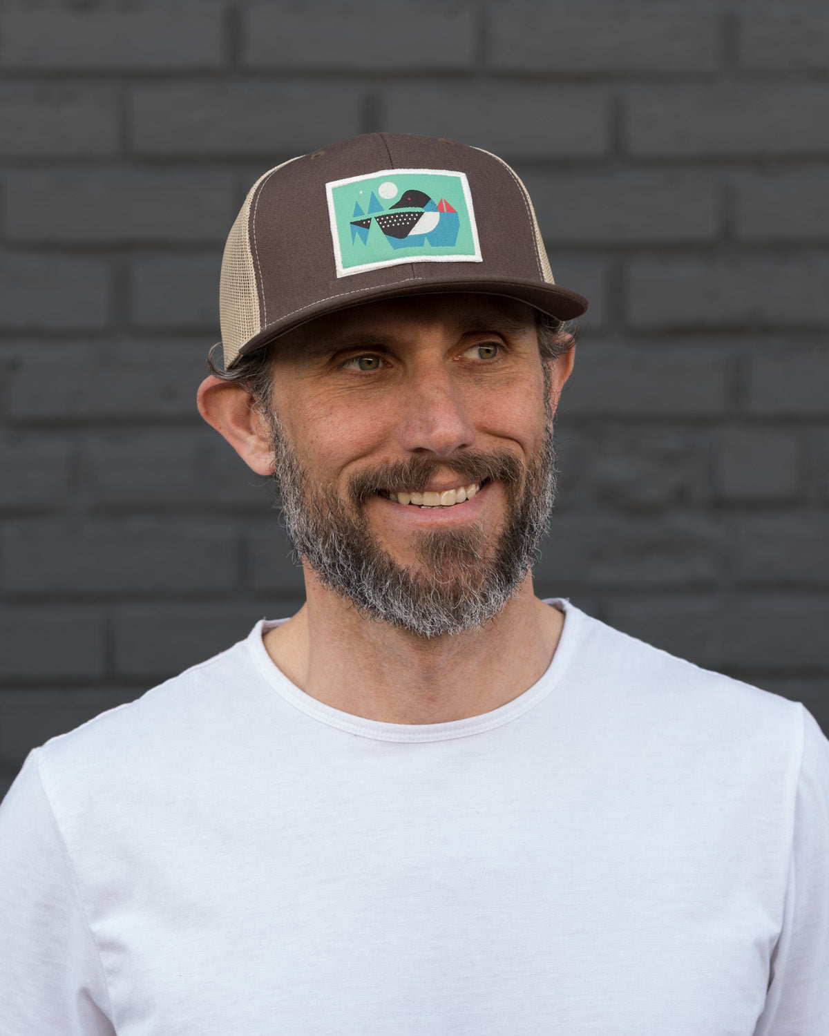 Loon Calls Snapback Hat With Woven Patch