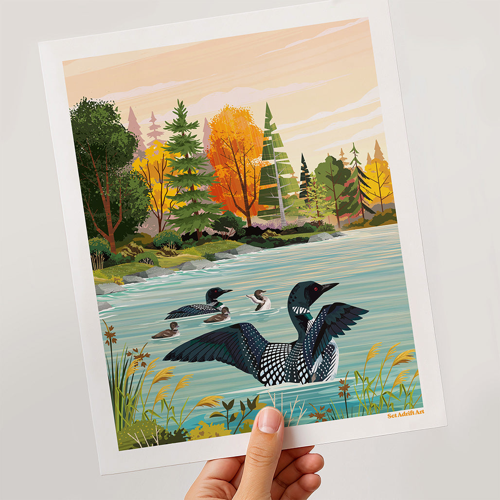 Loons on the Lake