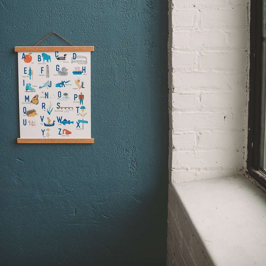Minnesota Alphabet Art Print