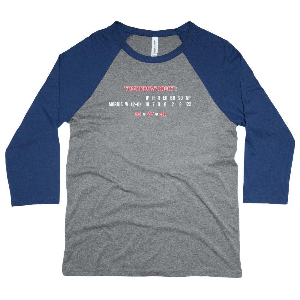 Tomorrow Night Raglan | Minnesota Baseball Shirt