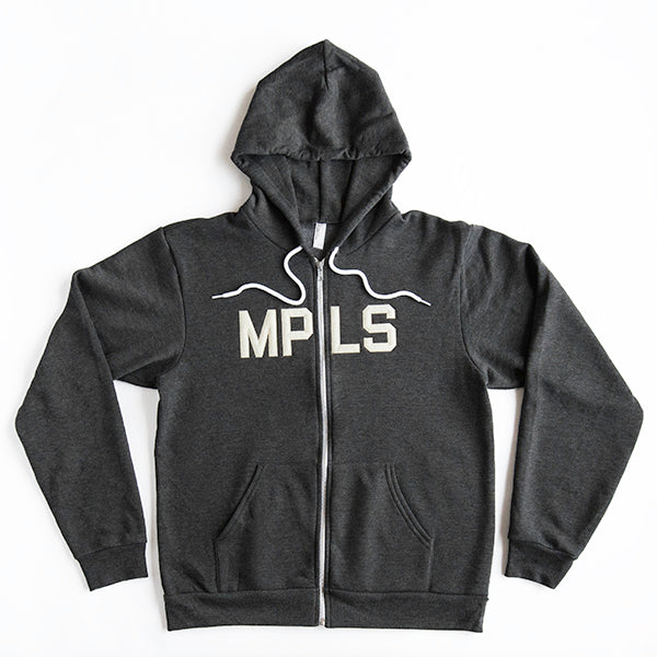 MPLS Hooded Sweatshirt - Heather Charcoal