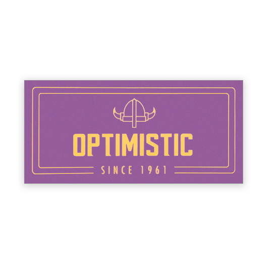 Optimistic Since 1961 - Sticker