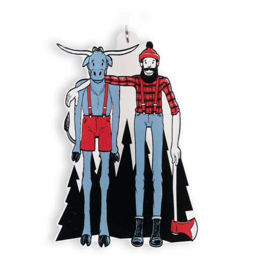 Paul + Babe- Ornament