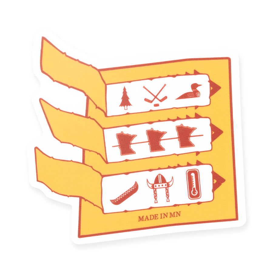 Minnesota Pull Tab - Sticker