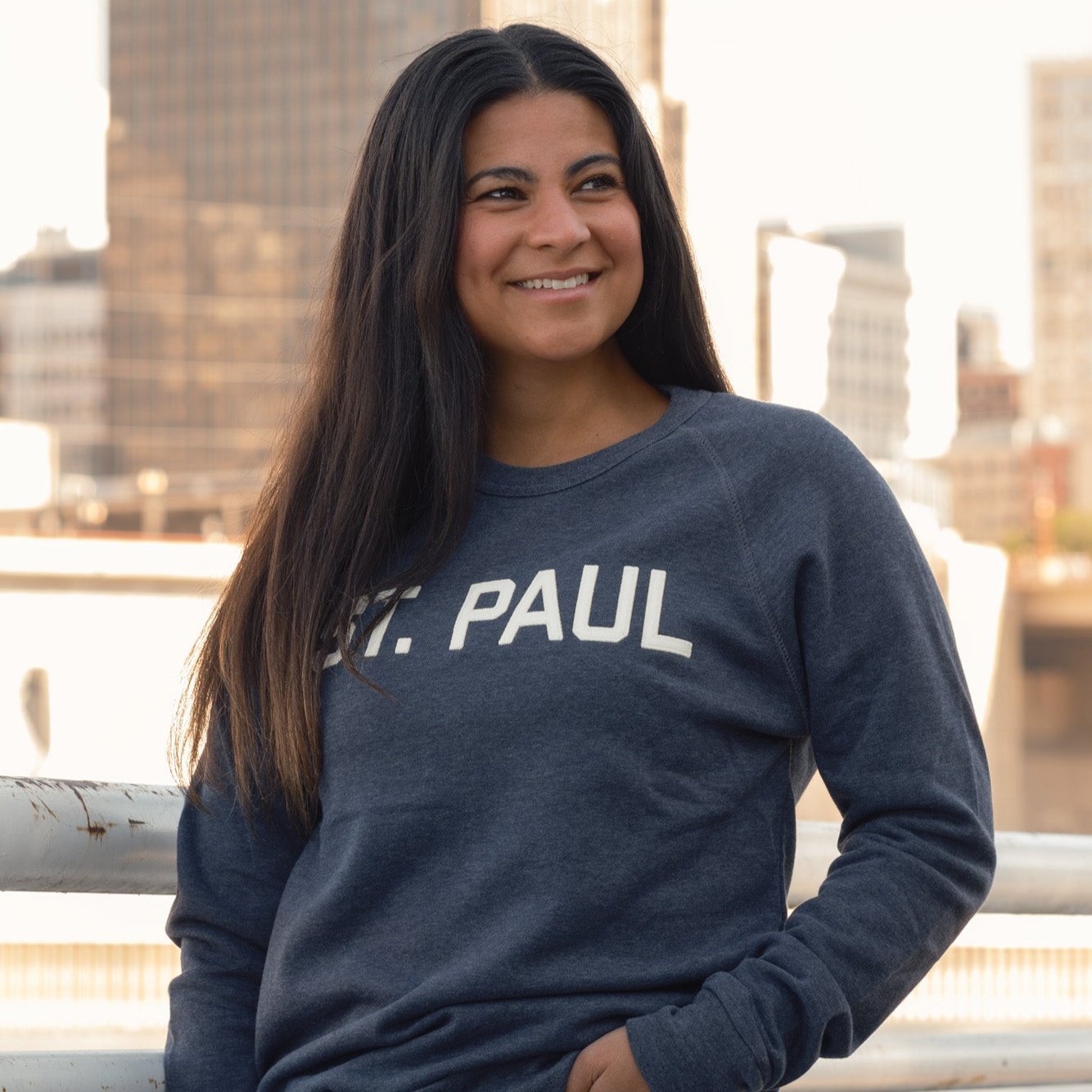 St. Paul Sweatshirt - Heather Navy