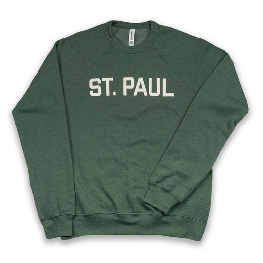 St. Paul Sweatshirt - Heather Forest Green