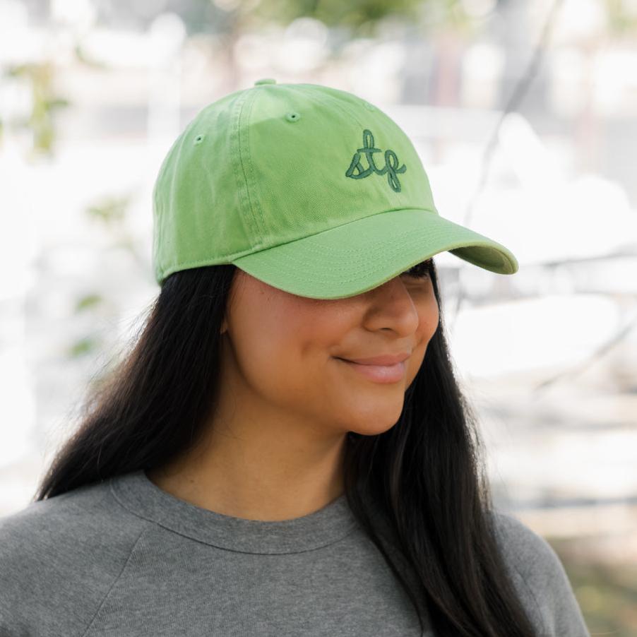 STP (St. Paul) Script Hat- Lime Green