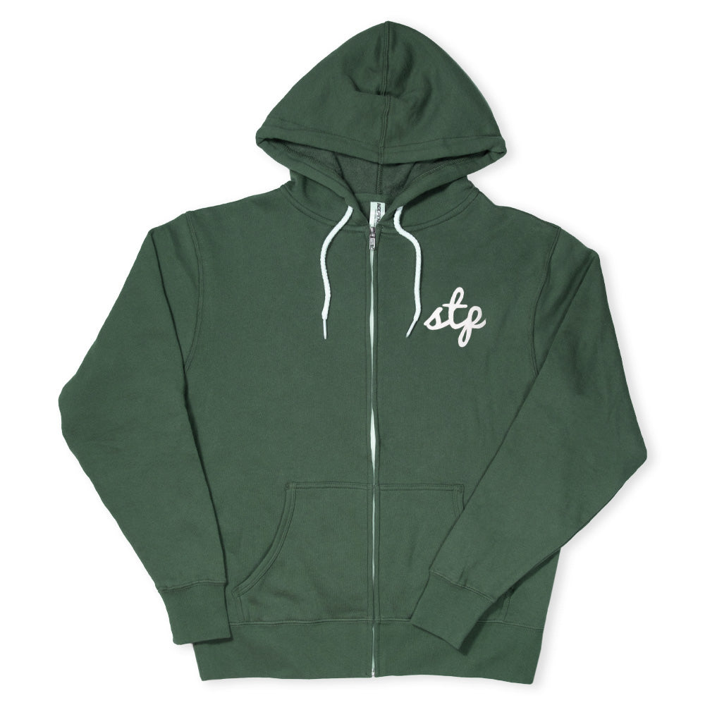 STP Script Zip-Up Hoodie | St. Paul Sweatshirt