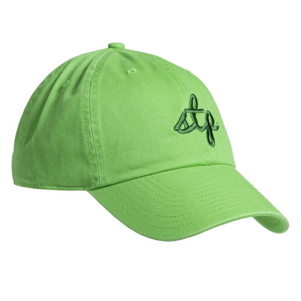 STP (St. Paul) Script Hat- Lime Green