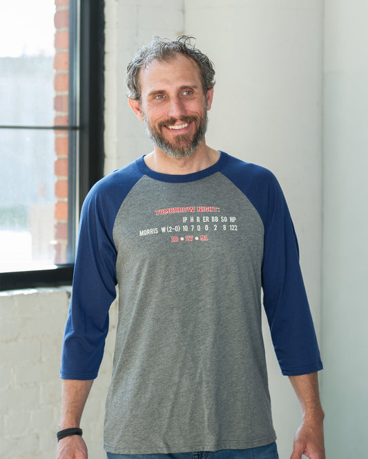 Tomorrow Night Raglan | Minnesota Baseball Shirt